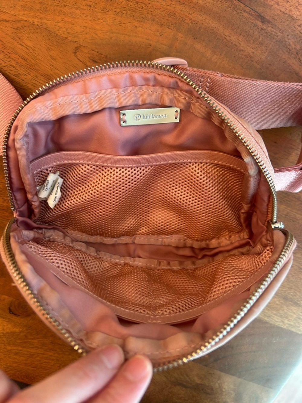 Lululemon Taupe Pink Waist Pack - Picture 3 of 5